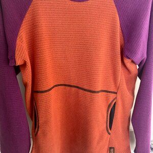 Medium Melanzana Microgrid Hoodie- Handmade in Leadville, CO.